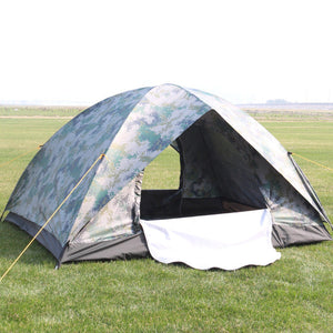Experience the Great Outdoors with Our 3-4 Person Camouflage Camping Tent