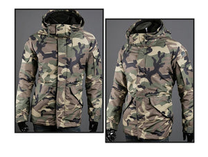 Elevate Your Style with the Men's Hooded Camouflage Jacket
