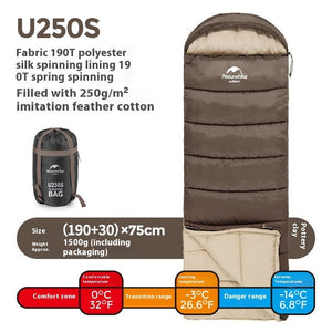 Discover the Ultimate Comfort with the Envelope Hooded Double Sleeping Bag