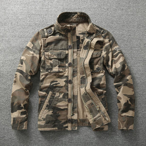 Elevate Your Style with the Men's Camouflage Work Jacket